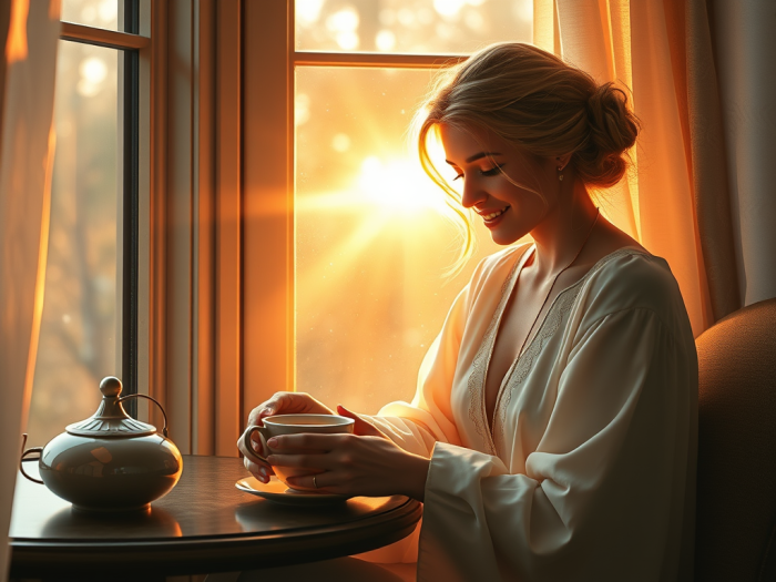 a-woman-sitting-peacefully-by-a-window-with-a-cup