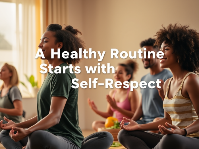 💪 A Healthy Routine Starts with Self-Respect